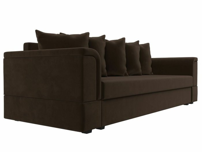 Диван-кровать Лига 005 темно-коричневого цвета  - лучшие Прямые диваны в INMYROOM