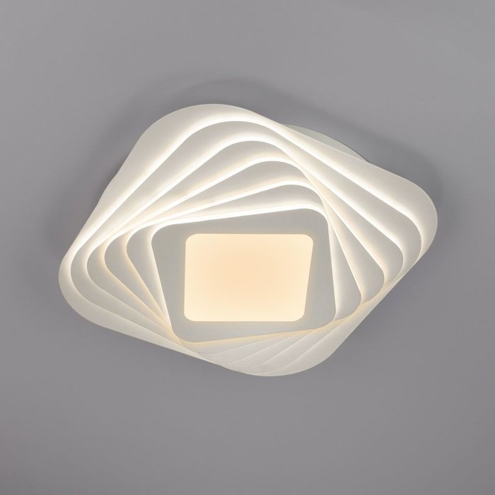 Светодиодный потолочный светильник с пультом управления 90154/6 белый - купить Потолочные светильники по цене 15000.0