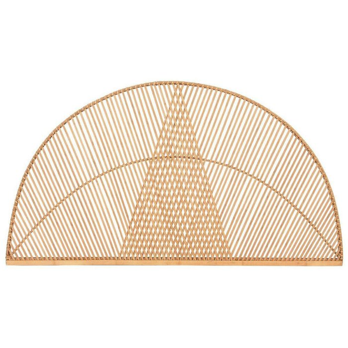Изголовье кровати Светло-коричневый Бамбук волокно 150 x 2 x 80 cm