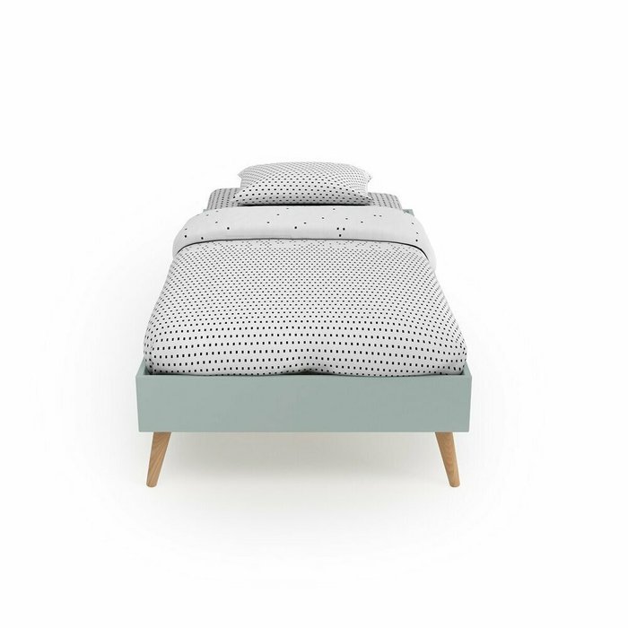 Кровать с сеткой Jimi 90x190 зеленого цвета - купить Кровати для спальни по цене 18227.0