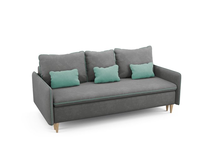 Диван-кровать Ron серого цвета - купить Прямые диваны по цене 60700.0