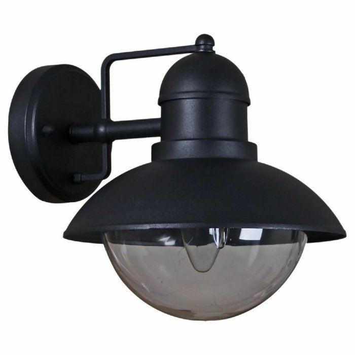 Уличный настенный светильник 08299-9.2-001SJ BK черного цвета - купить Настенные уличные светильники по цене 3670.0