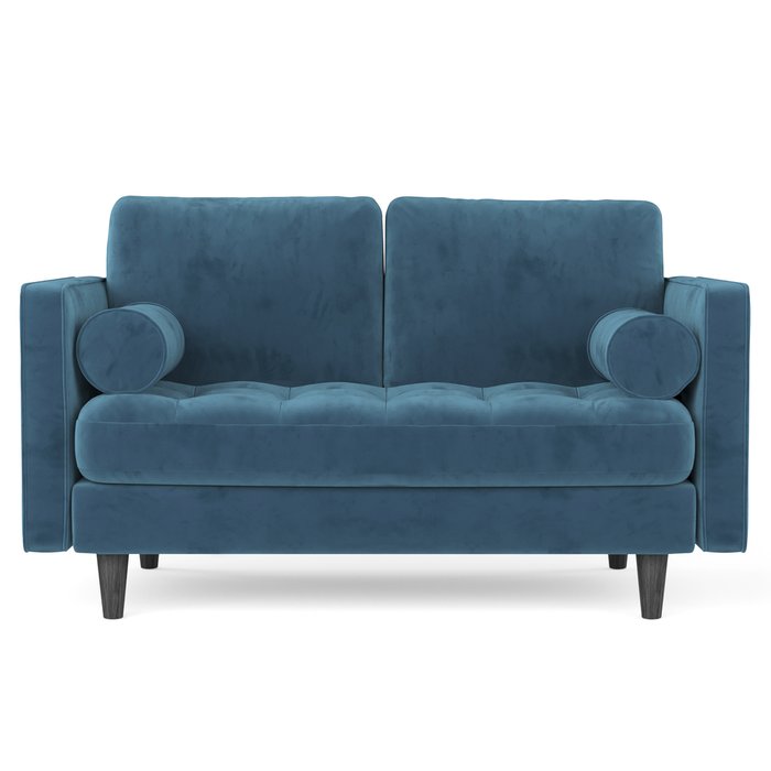 Двухместный раскладной диван Scott MTR голубой