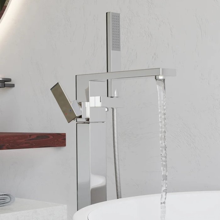Напольный смеситель для ванны с душем Shower Panels - лучшие Душевые системы в INMYROOM