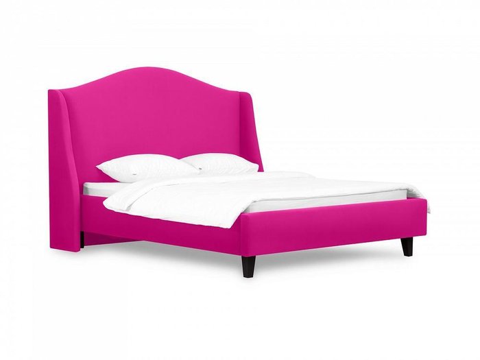 Кровать Lyon 160х200 розового цвета 
