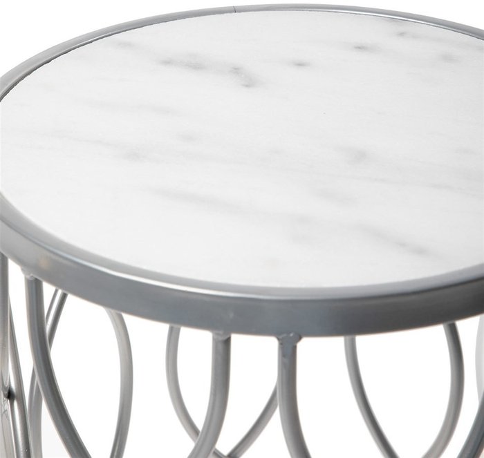 Столик интерьерный с белым мрамором - купить Кофейные столики по цене 10850.0