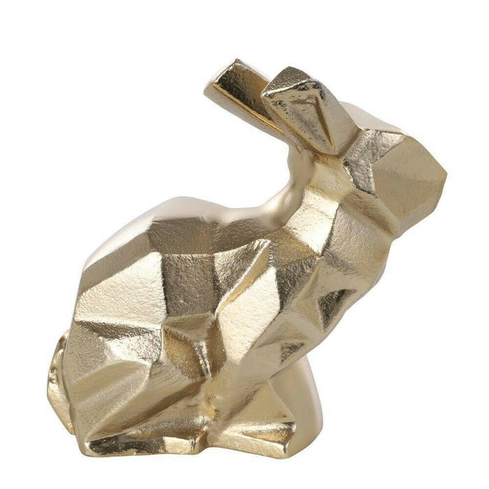 Статуэтка заяц Nolalu золотого цвета - купить Фигуры и статуэтки по цене 4790.0