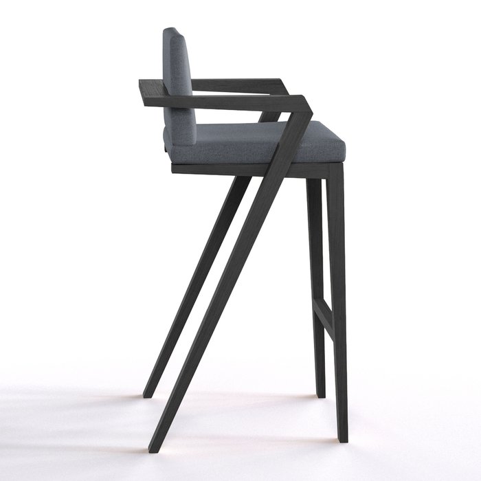 Барный стул Three цвета антрацит - купить Барные стулья по цене 26690.0