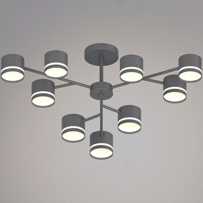 Люстра на штанге 97730-0.3-09 GX53 GREY (металл, цвет серый) Люстра на штанге 97730-0.3-09 GX53 GREY (металл, цвет серый)