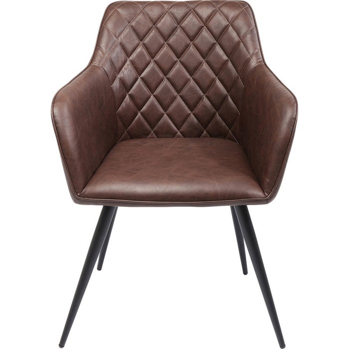 Стул с подлокотниками San Remo коричневого цвета - купить Обеденные стулья по цене 20958.0