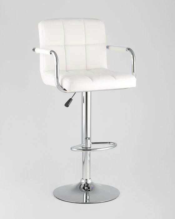 Барный стул Малави белого цвета - купить Барные стулья по цене 15980.0