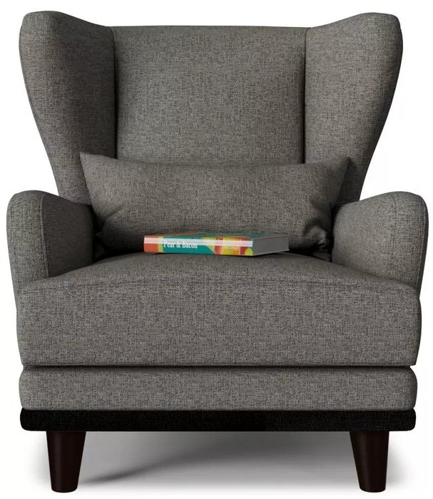 Кресло Оскар дизайн 2 серого цвета - лучшие Интерьерные кресла в INMYROOM