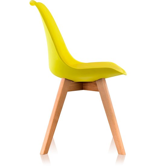 Стул Jerry Soft желтого цвета - лучшие Обеденные стулья в INMYROOM