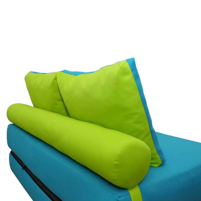 Диван-кровать с валиком и подушками - купить Бескаркасная мебель по цене 31200.0