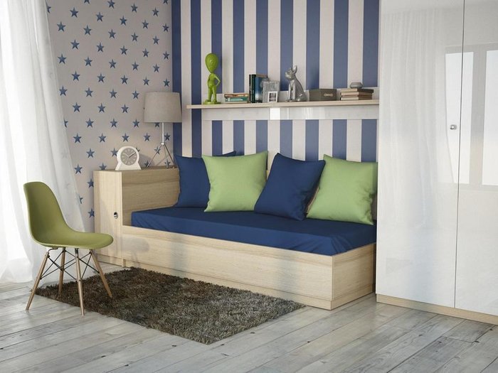 Кровать "Uno" с подъёмным механизмом 90х200 см - купить Одноярусные кроватки по цене 31800.0