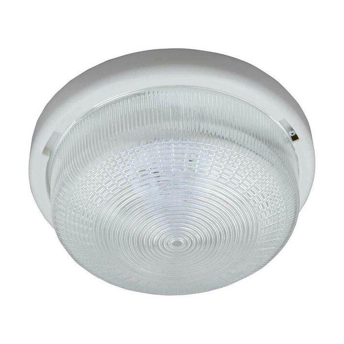 Потолочный светодиодный светильник (UL-00005242) Uniel ULO-K05A 6W/6000K/R24 IP44 White/Glass