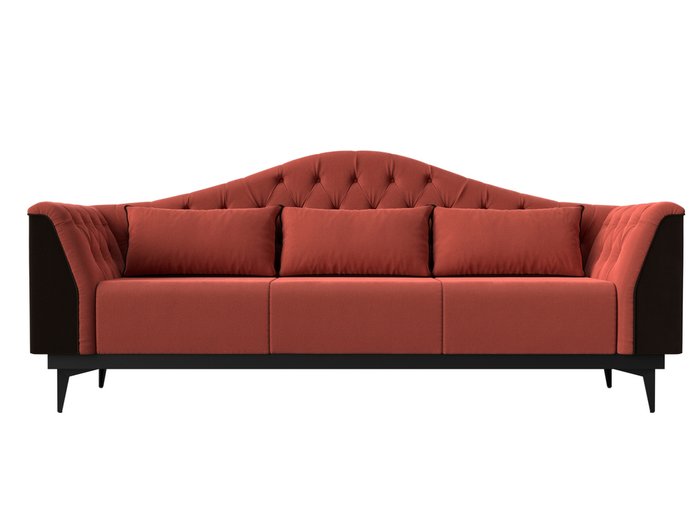 Прямой диван-кровать Флорида кораллового цвета - купить Прямые диваны по цене 52999.0