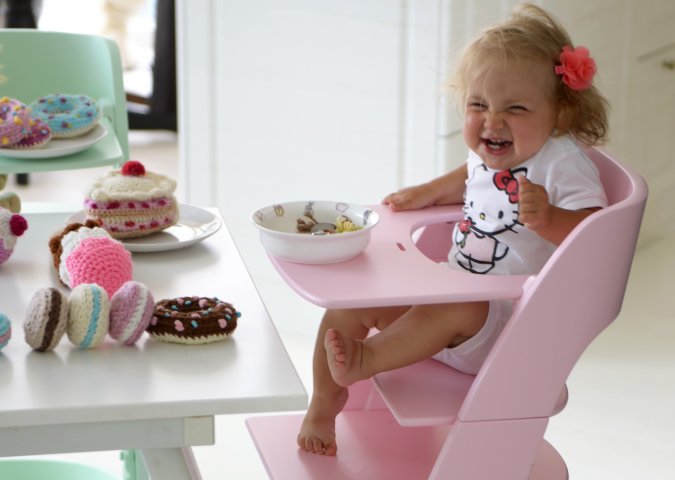 Стульчик-трансформер Chair розового цвета - лучшие Детские стулья в INMYROOM