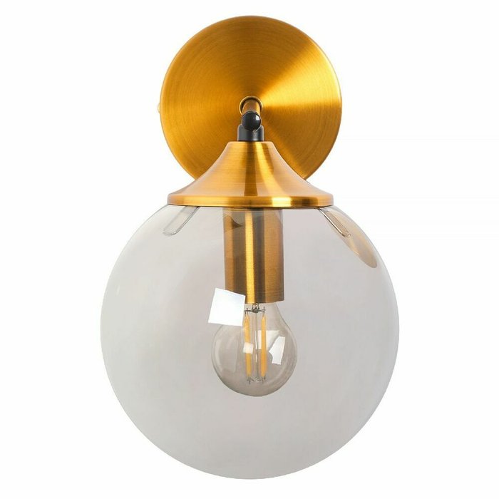 Бра Fisher MR1740-1W (стекло, цвет дымчатый) - лучшие Бра и настенные светильники в INMYROOM