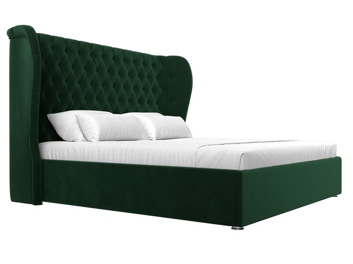 Кровать Далия 160х200 зеленого цвета с подъемным механизмом - лучшие Кровати для спальни в INMYROOM