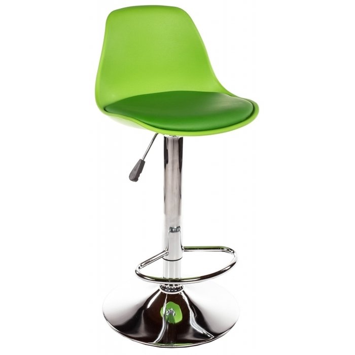 Барный стул Soft зеленого цвета