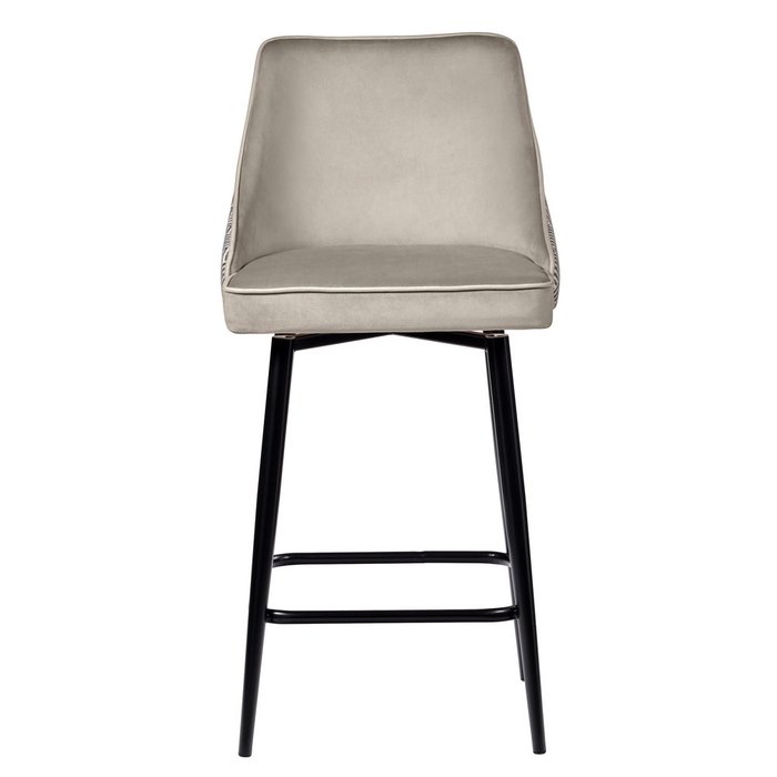 Полубарный стул Dave цвета латте с поворотным механизмом - купить Барные стулья по цене 14290.0