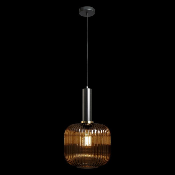 Подвесной светильник с янтарным плафоном - лучшие Подвесные светильники в INMYROOM