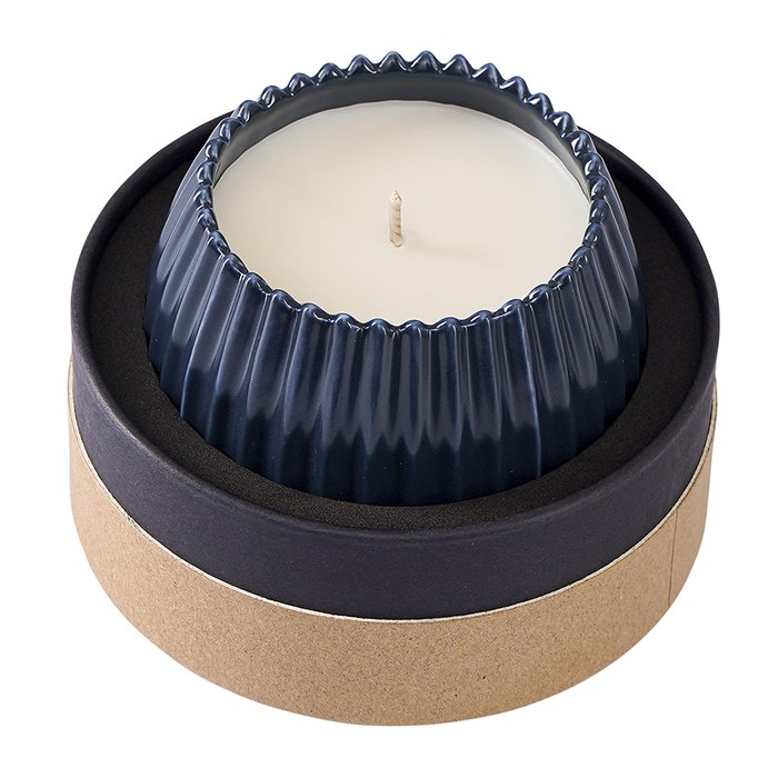 Свеча ароматическая Cypress синего цвета - купить Свечи по цене 2590.0
