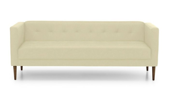 Прямой диван Рио 2 светло-бежевого цвета - купить Прямые диваны по цене 30600.0
