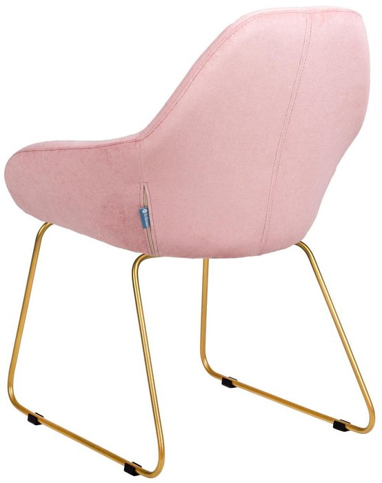 Стул с подлокотниками Kent розового цвета - лучшие Обеденные стулья в INMYROOM