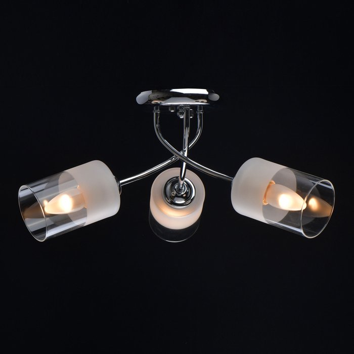 Потолочная люстра Олимпия с прозрачными плафонами - лучшие Потолочные люстры в INMYROOM