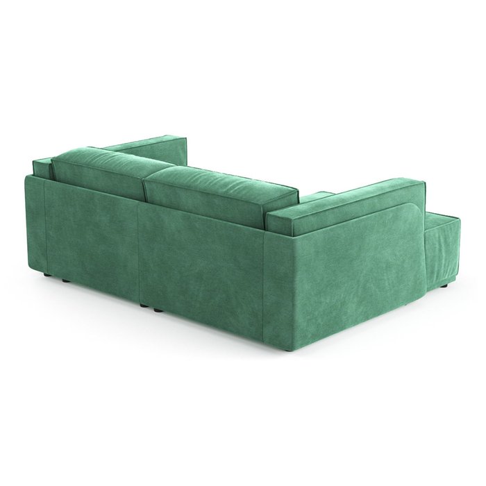 Угловой диван Vento Classic зеленого цвета - лучшие Угловые диваны в INMYROOM
