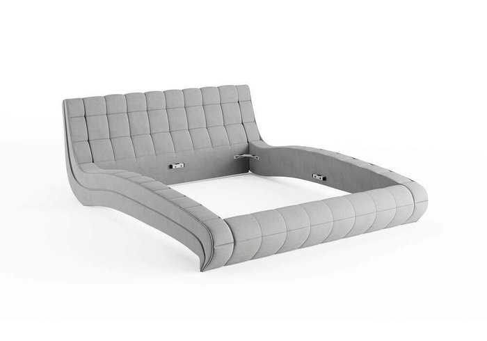 Кровать Milano 180х200 светло-серого цвета без основания и подъемного механизма - купить Кровати для спальни по цене 61800.0