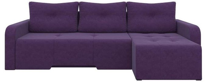 Угловой диван-кровать Манхеттен фиолетового цвета - купить Угловые диваны по цене 27790.0