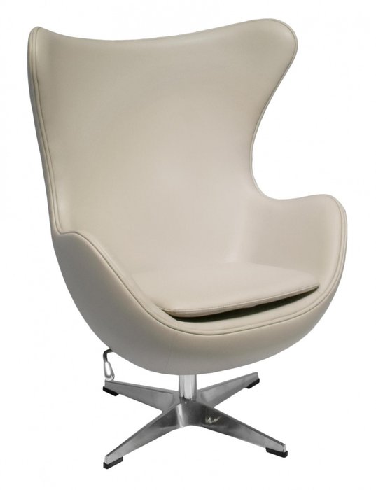 Кресло Egg Chair цвета латте Кресло Egg Chair цвета латте