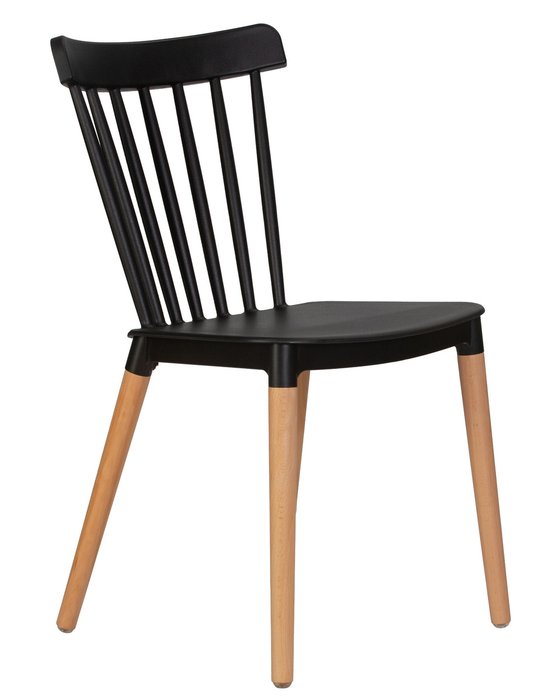 Стул обеденный Theo черного цвета - купить Обеденные стулья по цене 4640.0