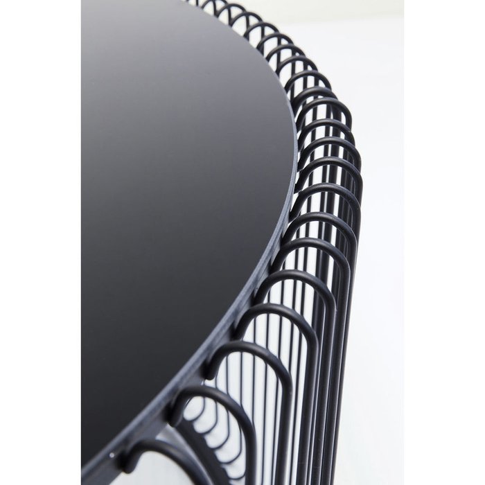 Столик журнальный Wire черного цвета  - купить Журнальные столики по цене 36946.0