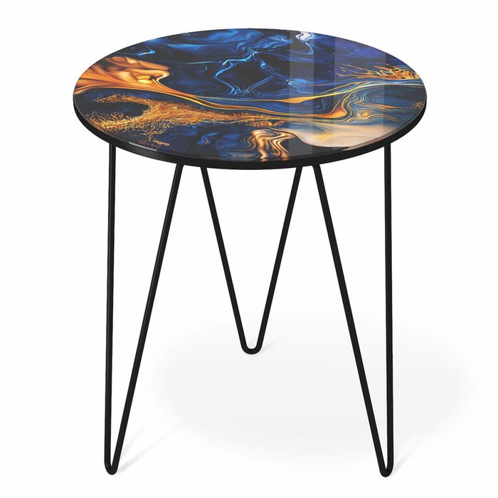 Стол кофейный Cosmic синего цвета - купить Кофейные столики по цене 8500.0