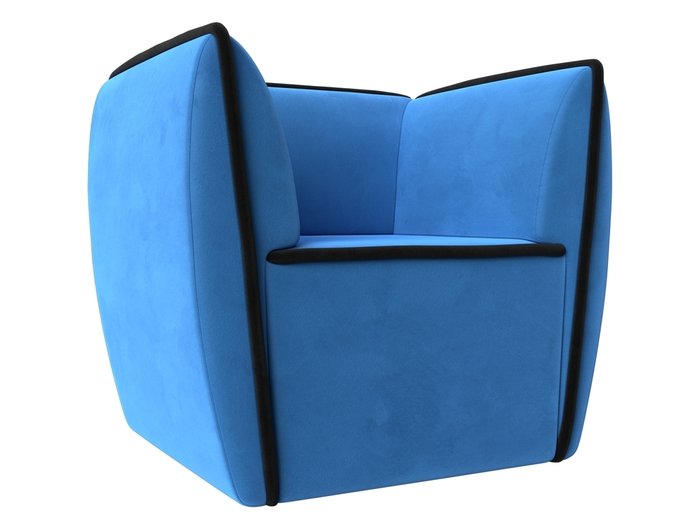 Кресло Бергамо голубого цвета