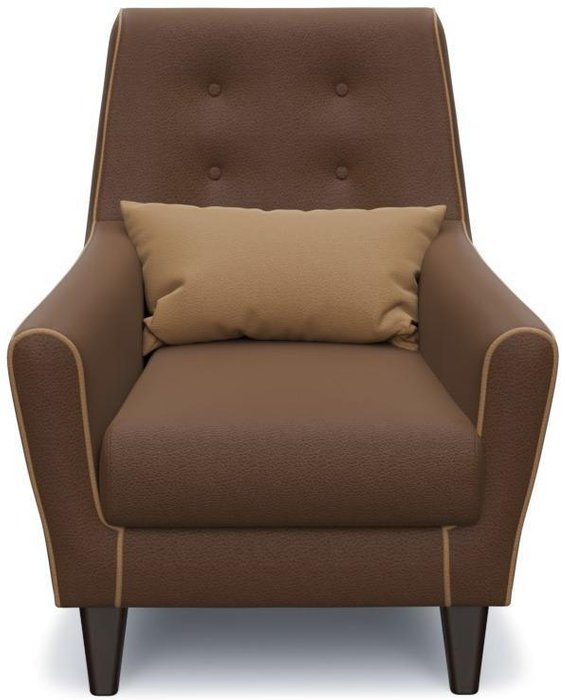 Кресло Френсис Флэтфорд Mocca темно-коричневого цвета  - купить Интерьерные кресла по цене 7540.0