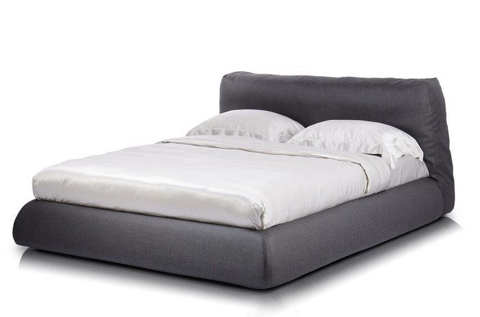Кровать с подъемным механизмом Husky 160х200 серого цвета