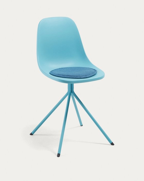 Подушка на стул Stick синего цвета  - лучшие Подушки для стульев в INMYROOM