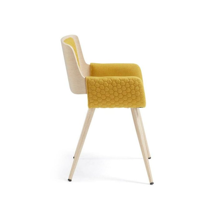 Кресло ANDRE желтого цвета - купить Обеденные стулья по цене 36990.0