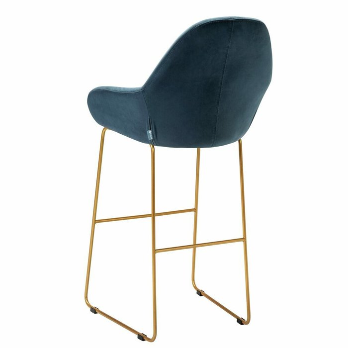 Стул барный Kent Diag синего цвета - лучшие Барные стулья в INMYROOM