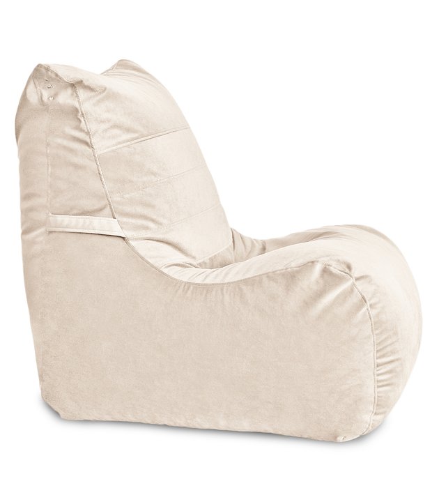 Кресло мешок Чилаут Maserrati 02 XL в обивке из велюра - купить Бескаркасная мебель по цене 5693.0