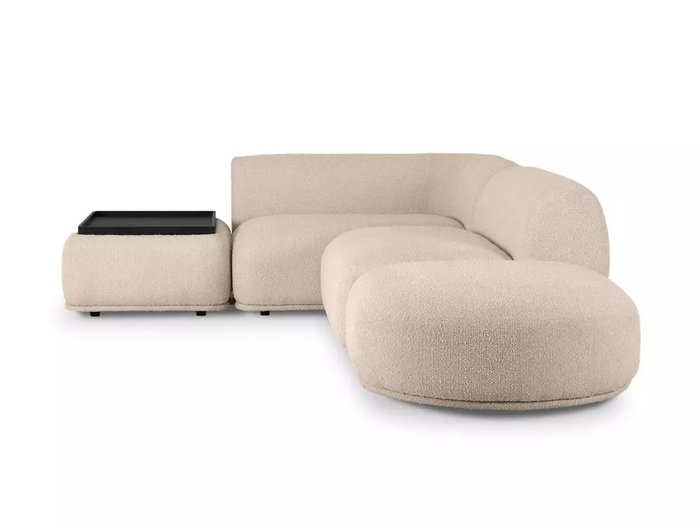 Угловой модульный диван Fabro М бежевого цвета - лучшие Угловые диваны в INMYROOM