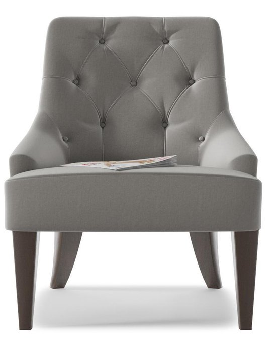 Кресло Меркури серого цвета - купить Интерьерные кресла по цене 11850.0