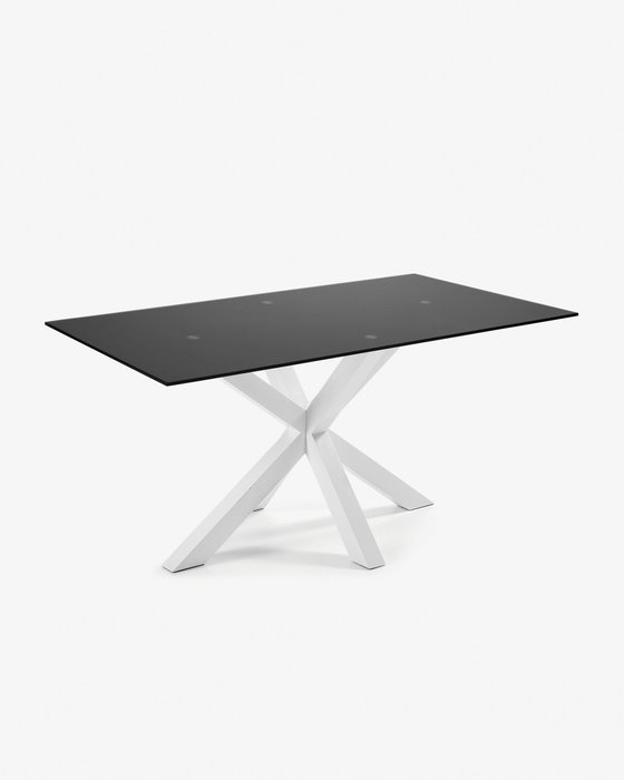 Обеденный стол Argo 180 со стеклянной столешницей  - лучшие Обеденные столы в INMYROOM