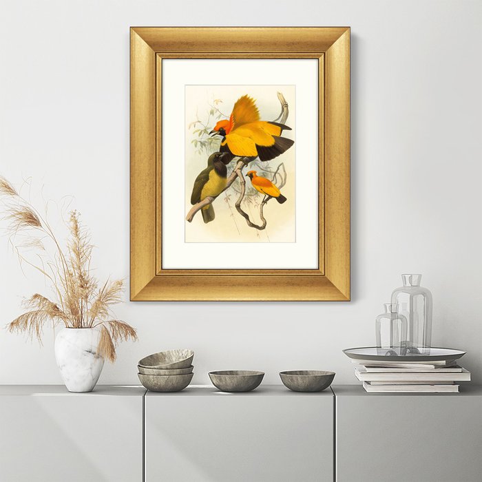 Картина Золотые райские птицы 1885 г.  - лучшие Картины в INMYROOM