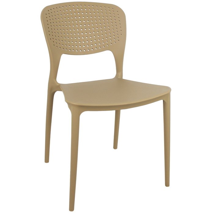 Стул Spot бежевого цвета - купить Обеденные стулья по цене 5600.0